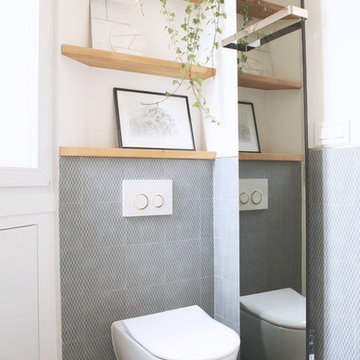 Salle de bain retro scandinave - Montmartre