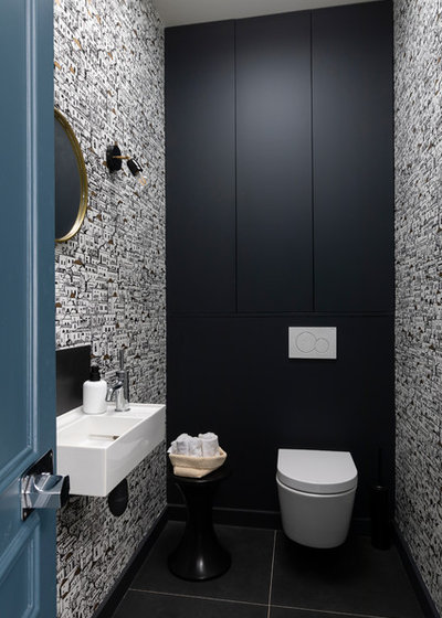 Contemporary Cloakroom by ARCHIPELLES