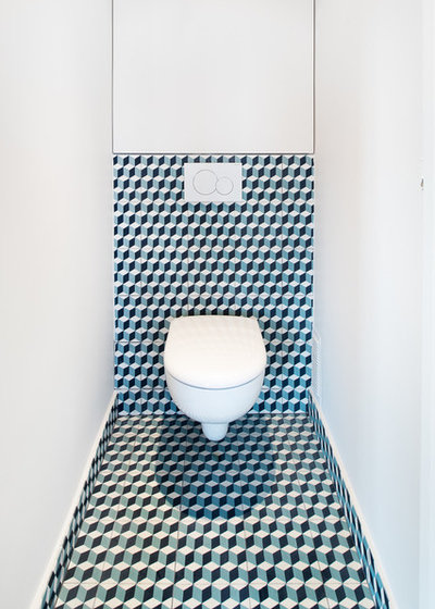 Contemporain Toilettes by Busca Idrac Architecture