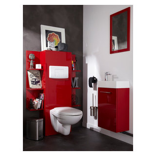 WC moderne - Modern - Powder Room - Lille - by Leroy Merlin OFFICIEL |  Houzz NZ