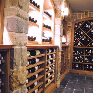 4,000 bottle Sapele Mahogany wine cellar