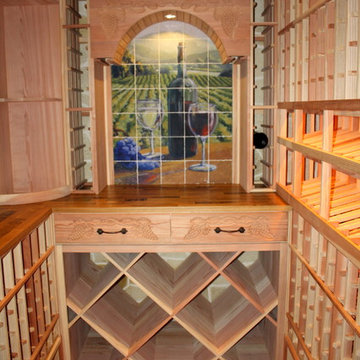 A Comprehensive View of this Texas Custom Wine Cellar