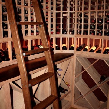 A Rolling Ladder - A Nice Touch to Any Wine Room TX