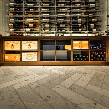 Acrylic wine racks Soho NYC