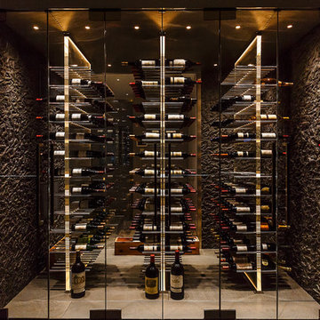 Acrylic wine room in NYC