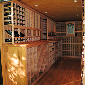 After - Trailer turned into a Wine Cellar