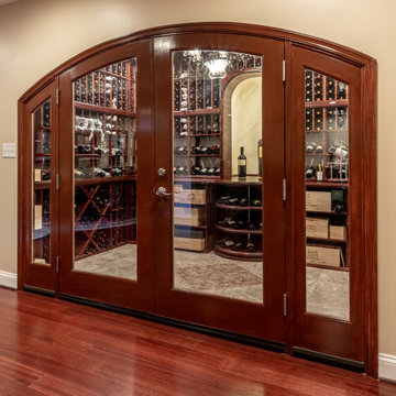 Amazing Basement Remodel, with Irresistible Wine Cellar in Ashburn VA