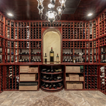 Amazing Basement Remodel, with Irresistible Wine Cellar in Ashburn VA