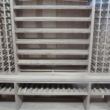 American Walnut Cabinets for a Custom Wine Cellar in Aspen CO