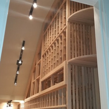 Another storage space transformed into a Wine Cellar