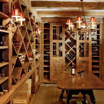 Antique Beams - Wine Cellar