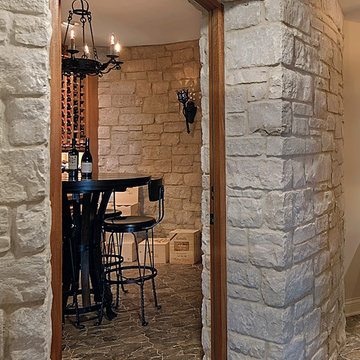 Arch Top Entry to Wine Cellar