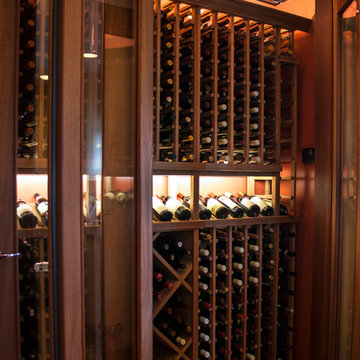 Augustine Mahogany Wine Cellar - New York