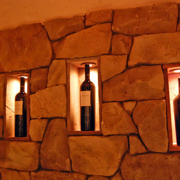 Aurora Lower Level Wine Cellar