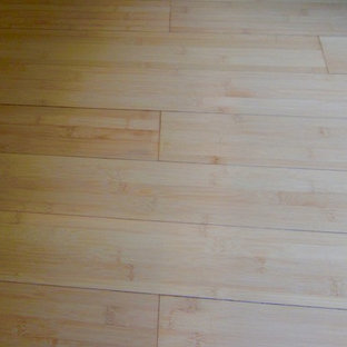 Bamboo Flooring by Wine Cellar Specialists and Cooling Unit by US Cellar Systems