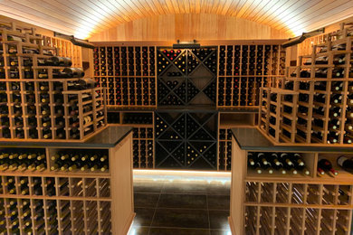 Barrel Ceiling Wine Cellar