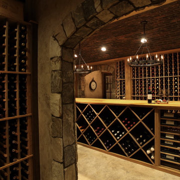 Basement Remodel with Wine Cellar