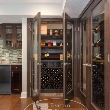 Basement Wine Cabinet Storage