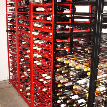 Bespoke Coloured Wine Racks