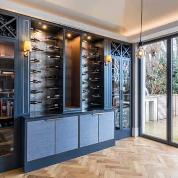 Bespoke wine storage designed by Mia Marquez