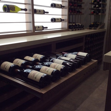 Beverly Hills Los Angeles California Contemporary Custom Wine Cellar Wine Room