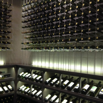 Beverly Hills Los Angeles California Contemporary Custom Wine Cellar Wine Room