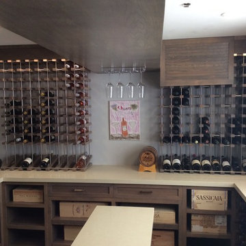 Beverly Hills Los Angeles California Contemporary Custom Wine Cellar Wine Room