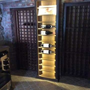 Beverly Hills, Los Angeles California Under House Custom Wine Cellar Wine Room