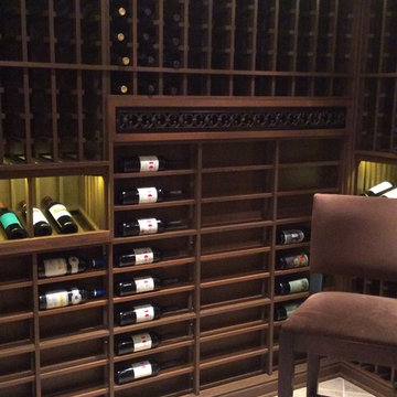 Beverly Hills, Los Angeles California Under House Custom Wine Cellar Wine Room