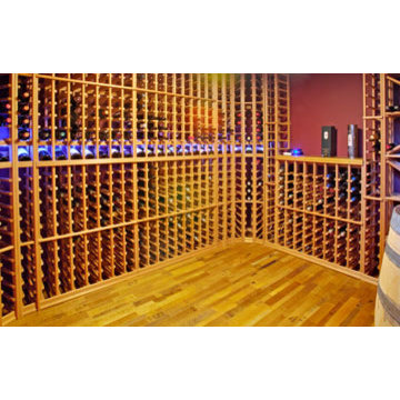 Blue Grouse Modular California Redwood Wine Cellar