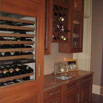 Butler's Pantry with Wine Cooler