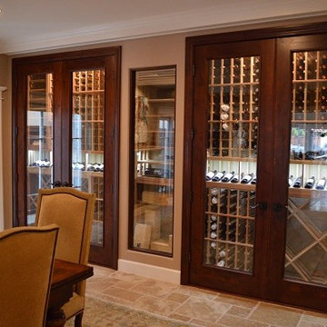 Cabinet Wine Cellar Design in California