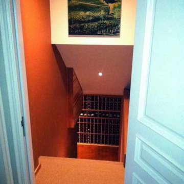 California Custom Wine Cellar Entryway