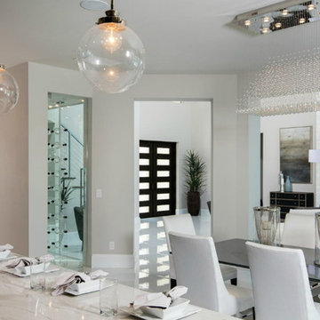 Cape Coral Mirrored Wine Feature