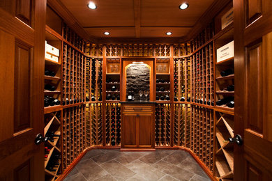 Case Design Mahogany Wine Cellar