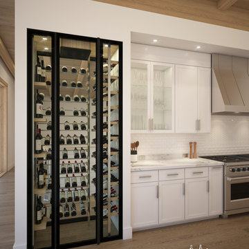 CAVEA- First Engineered Glass Wall for Wine Cellar