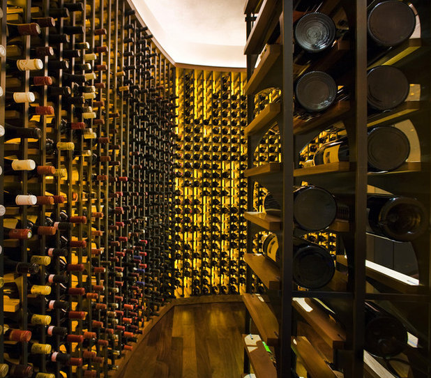 Contemporary Wine Cellar by Jay Hargrave Architecture