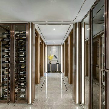 China Made Customized Stainless Steel Copper Wine  Cellar