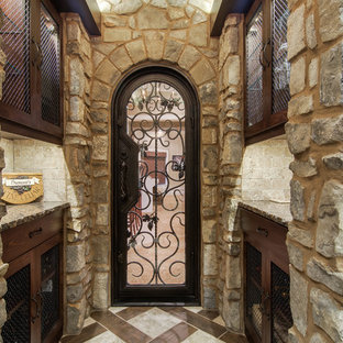 Closet converted into a Custom Wine Cellar