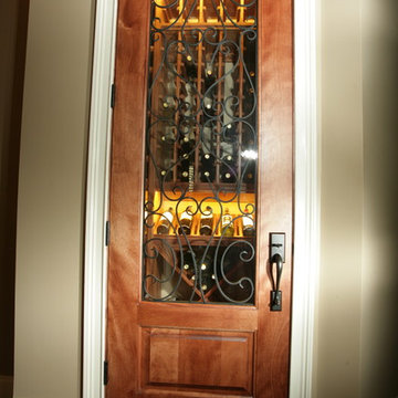 Closet Converted to Wine Cellar