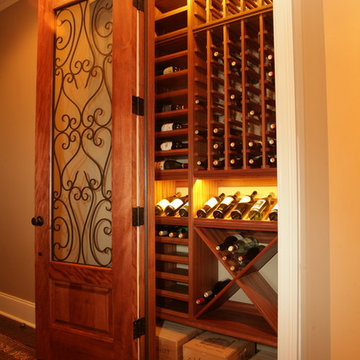 Closet Converted to Wine Cellar