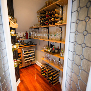 Closet Space Turned Wine Room