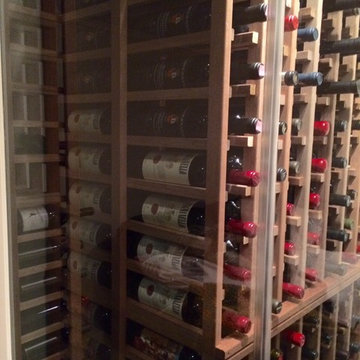 Closet Wine Cellar: Wood and VintageView