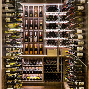 Combination Wine Cellars Featuring the Cable Wine System