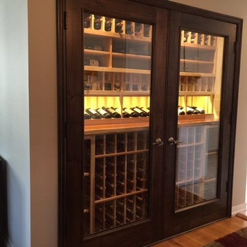 Completed Residential Custom Wine Cellar Los Angeles