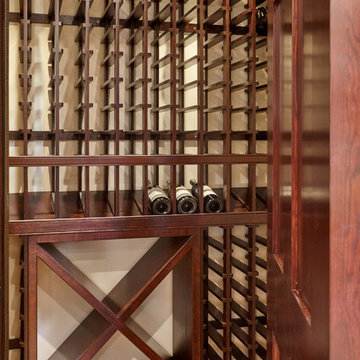 Conditioned Wine Closet of Palo Alto Traditional Home Renovation