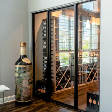 Contemporary Custom Wine Cellar in Dallas Designed with Passion