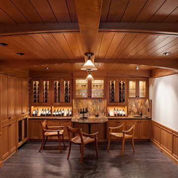 Contemporary Wine and Art Room