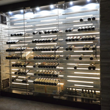 Contemporary Wine Cabinet - Tension Cable Series