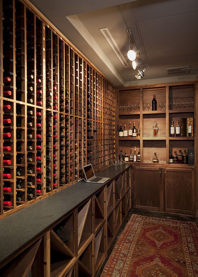 Traditional Wine Cellar Contemporary Wine Cellar